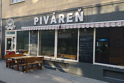 Polystyrénové logo pivárne